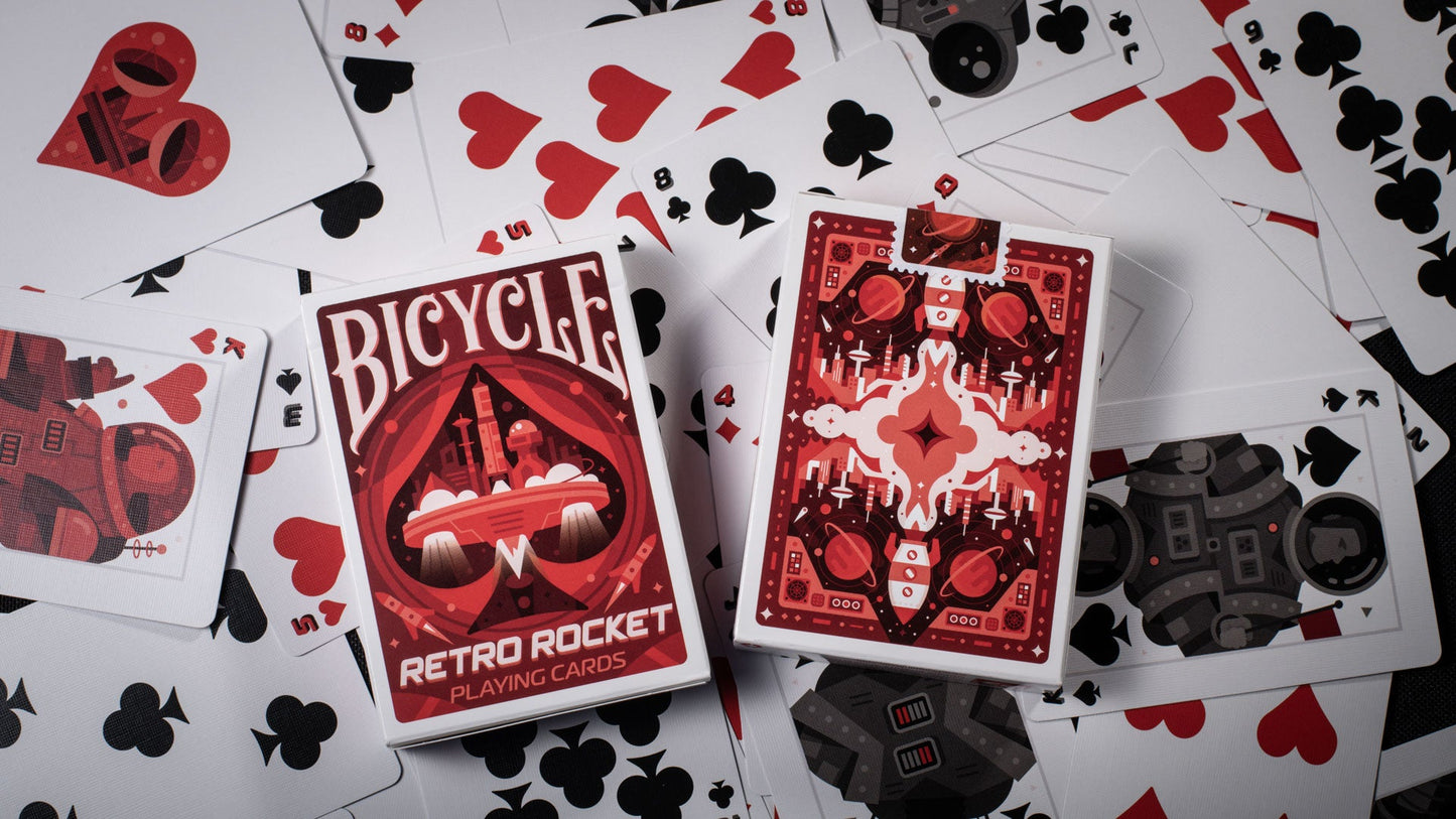 Bicycle Retro Rocket Playing Cards