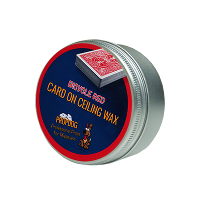 Card on Ceiling Wax 30g (red) by David Bonsall and PropDog - Trick