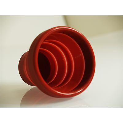 Harmonica Chop Cup Red (Silicon) by Leo Smetsers - Trick