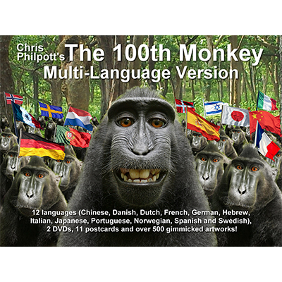 100th Monkey Multi-Language(2 DVD Set with Gimmicks) by Chris Philpott - Trick