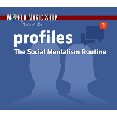 Profiles: The Social Mentalism Routine (DVD and Gimmick) by World Magic Shop - DVD